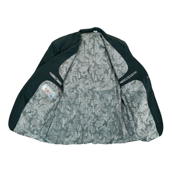 Rare Vintage Tiglio Rosso Men's Bird Embroidered ~ Floral/Paisley design ~ Sz 52 - Picture 3 of 9